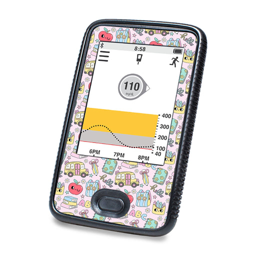 Peelz Tiny Scholar Dexcom G6 Touchscreen Receiver Sticker - Pump Peelz Peelz/Stickers White Smoke