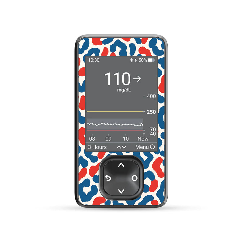 Peelz Freedom Fur Dexcom G7 Touchscreen Receiver Sticker - Pump Peelz Peelz/Stickers Dim Gray