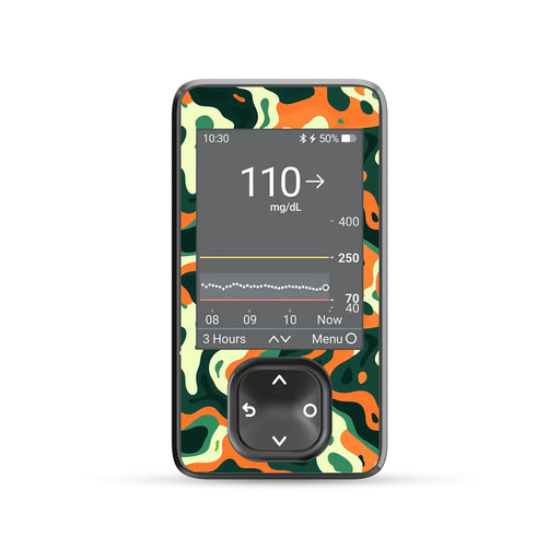 Peelz Wild Current Dexcom G7 Touchscreen Receiver Sticker - Pump Peelz Peelz/Stickers Dim Gray