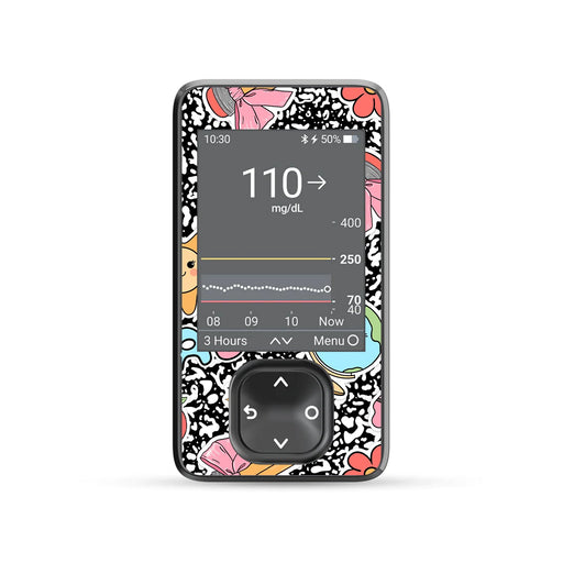 Peelz Cute Class Dexcom G7 Touchscreen Receiver Sticker - Pump Peelz Peelz/Stickers Dim Gray