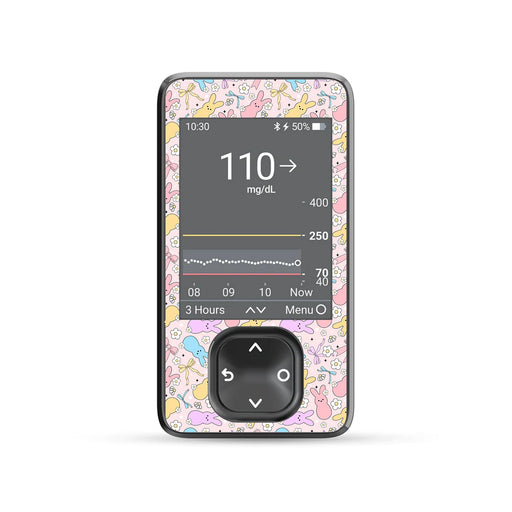 Peelz Hoppy Spring Dexcom G7 Touchscreen Receiver Sticker - Pump Peelz Peelz/Stickers Dim Gray