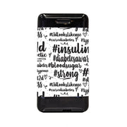 Peelz #Diabetes Sticker for Omnipod DASH® PDM – Pump Peelz Peelz/Stickers White Smoke Case Peelz