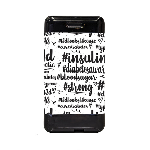 Peelz #Diabetes Sticker for Omnipod DASH® PDM – Pump Peelz Peelz/Stickers White Smoke Case Peelz
