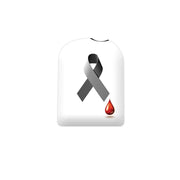 Peelz Diabetes Ribbon Pod Sticker – Pump Peelz Peelz/Stickers White Smoke Diabetes Ribbon OmniPod