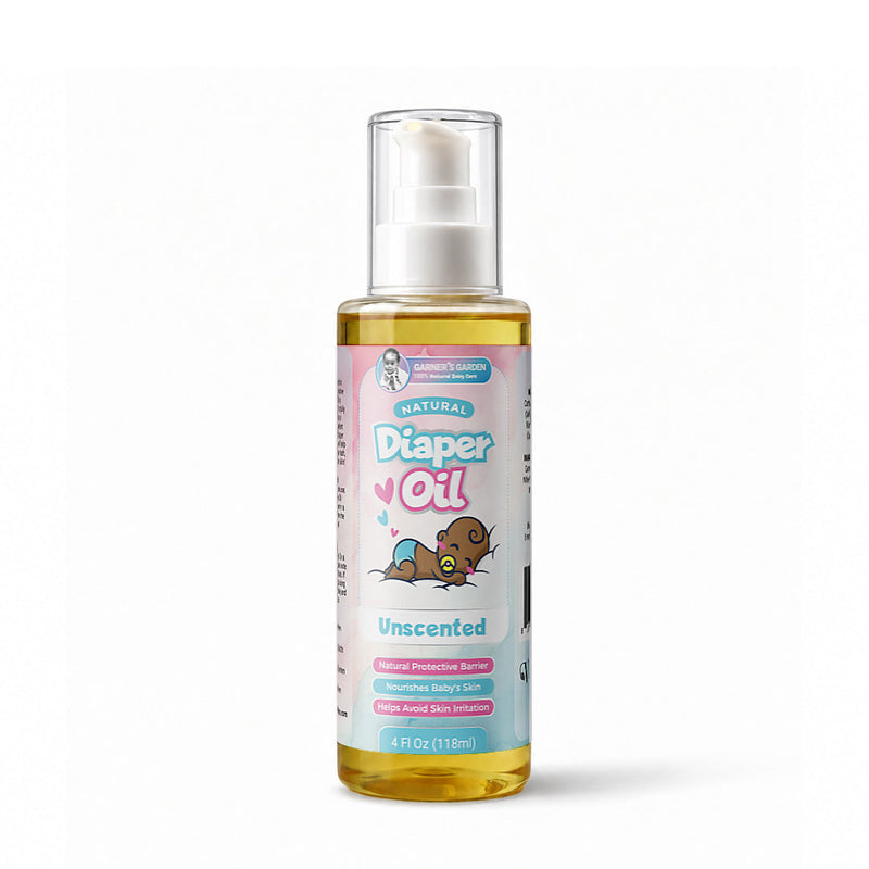 Garner's Garden Diaper Oil | Natural Baby Care White Smoke 4oz / Lavender Diaper Oil,8oz / Unscented Diaper Oil,8oz / Lavender Diaper Oil,16oz / Unscented Diaper Oil,16oz / Lavender Diaper Oil,32oz / Unscented Diaper Oil,32oz / Lavender Diaper Oil