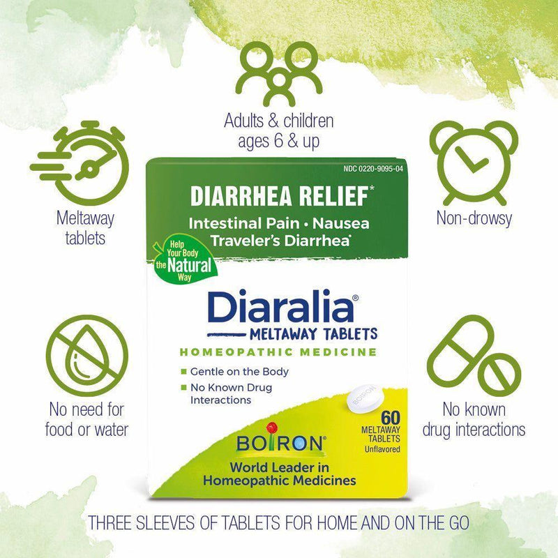 Boiron Boiron Diaralia 60 Tabs Homeopathic Medicine Beige