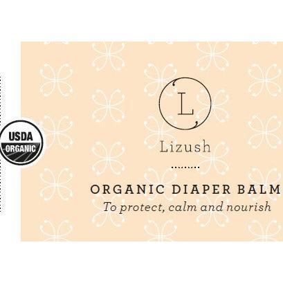 Lizush ORGANIC DIAPER BALM To protect, calm and nourish Bisque