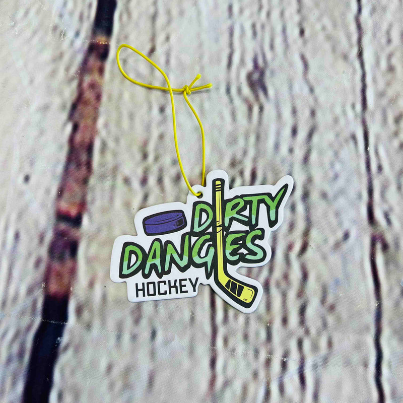 Dirty Dangles Hockey Dirty Dangles Hockey Car Air Freshener Car Air Freshener Gray Ocean,Pina Colada,Citrus,Clean Laundry