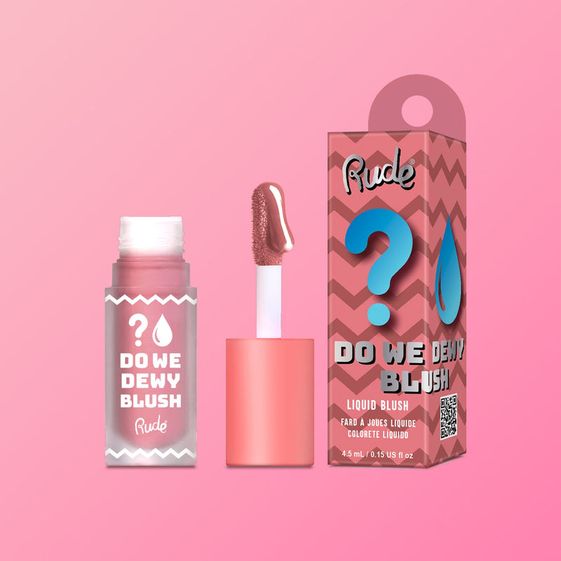 Rude Cosmetics Do We Dewy Liquid Blush Blush Light Pink Sandy Pink