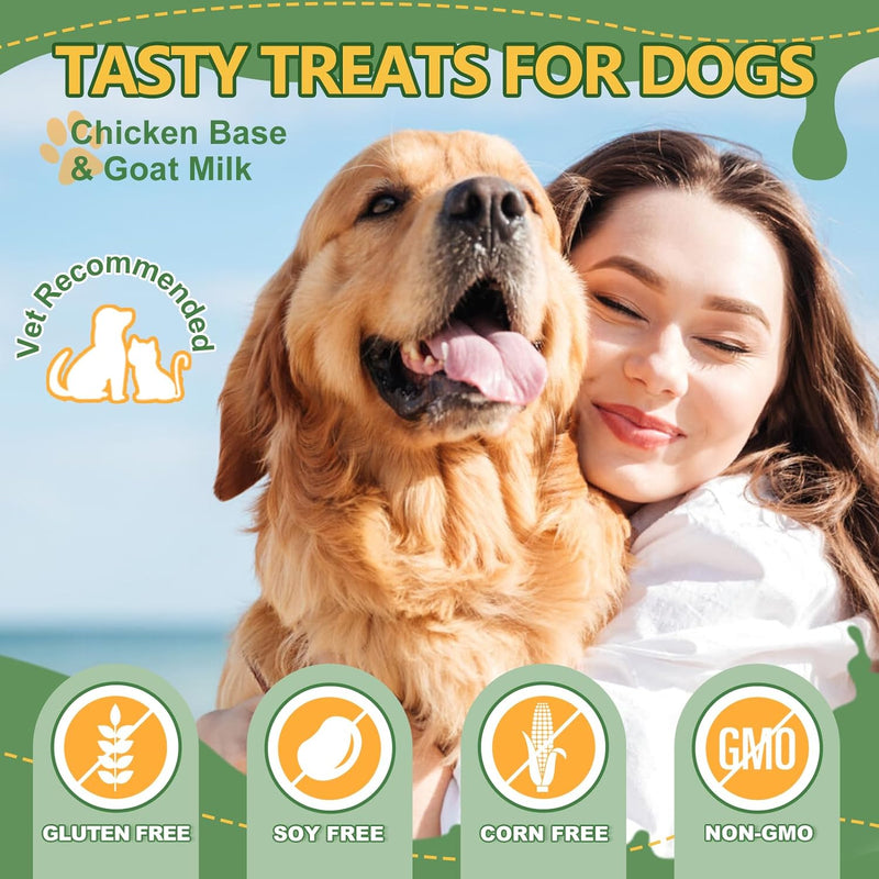 Nature Target Dog & Cat Multivitamin, 2 Billion CFUs, Chicken Flavor, 120 Soft Chews Pet Vitamins Supplements Lavender