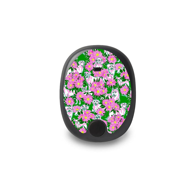 Peelz Dogs and Daisies Eversense Smart Transmitter Peelz/Stickers White Smoke