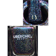 UberChic Beauty Don't Hex My Vibe - Holographic Polish Regular Polish Dark Slate Gray
