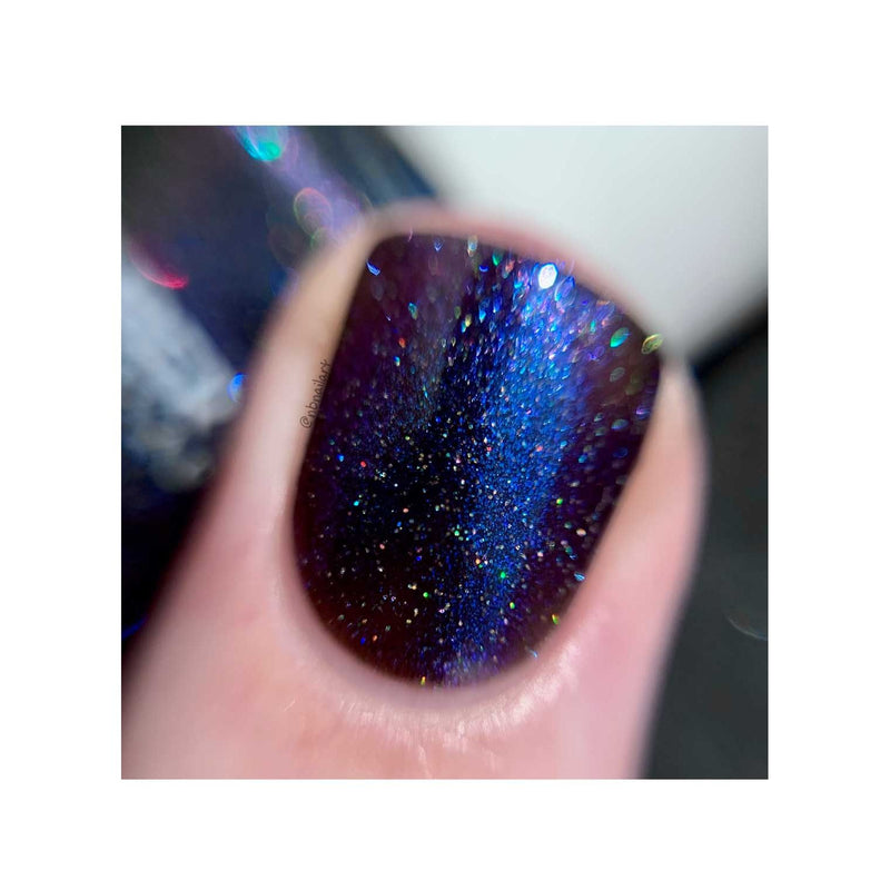 UberChic Beauty Don't Hex My Vibe - Holographic Polish Regular Polish Gray