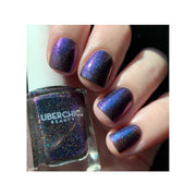UberChic Beauty Don't Hex My Vibe - Holographic Polish Regular Polish Dark Slate Gray