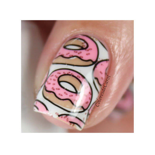 UberChic Beauty Donut Worry Stamping Plate Rosy Brown