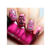 UberChic Beauty Donut Worry Stamping Plate Light Pink