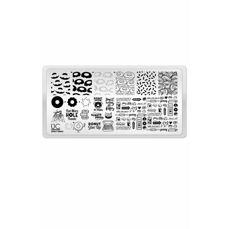 UberChic Beauty Donut Worry Stamping Plate Lavender