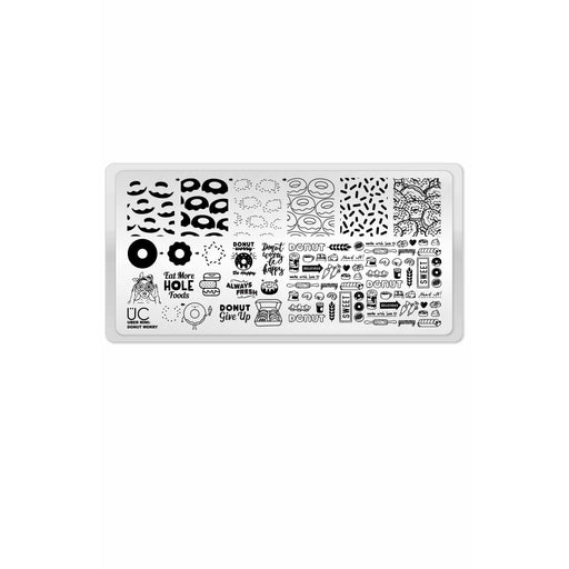 UberChic Beauty Donut Worry Stamping Plate Lavender