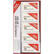 Dorco Dorco St-301 Double Edge Razor Blades - 10x10 Pack Razor Blades Antique White