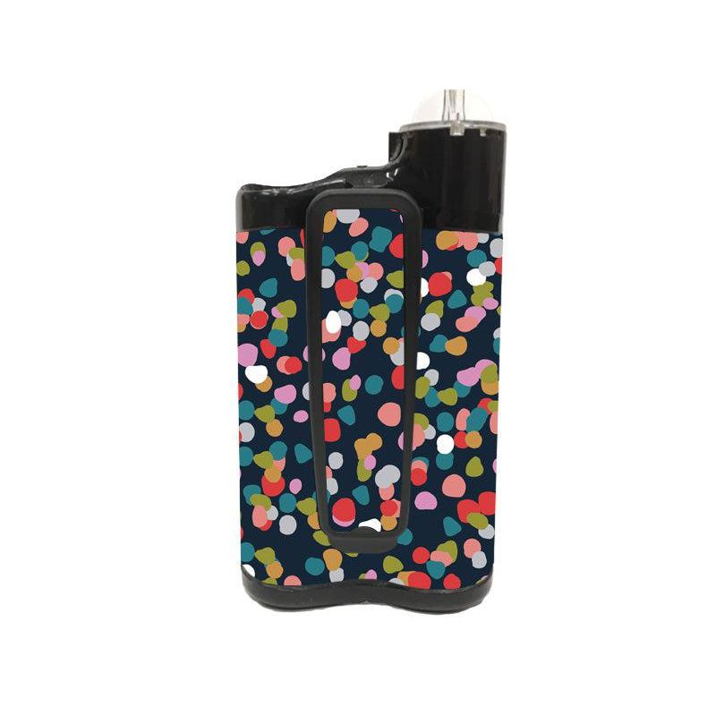 Peelz Dots Medtronic MiniMed 770G & 780G Peelz/Stickers White Smoke Back and Clip Peelz