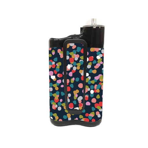 Peelz Dots Medtronic MiniMed 770G & 780G Peelz/Stickers White Smoke Back and Clip Peelz