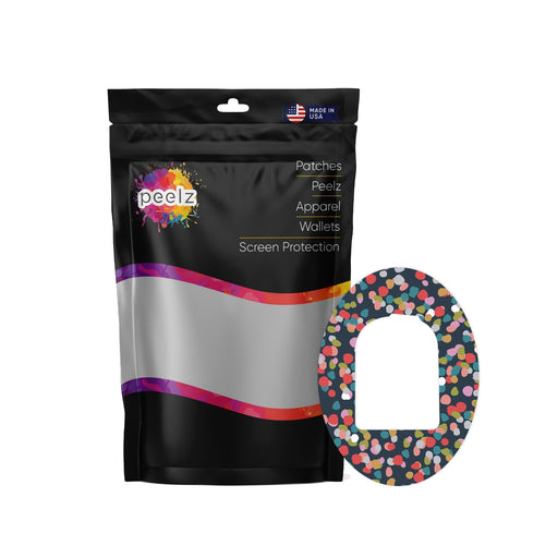Peelz Dots Pod Patch Tape - Pump Peelz Patch Medical Tape White Smoke 4-Pack (Set of 4 Patches)