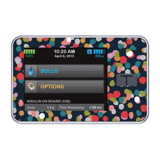 Peelz Dots for Tandem t:slim Peelz/Stickers Black