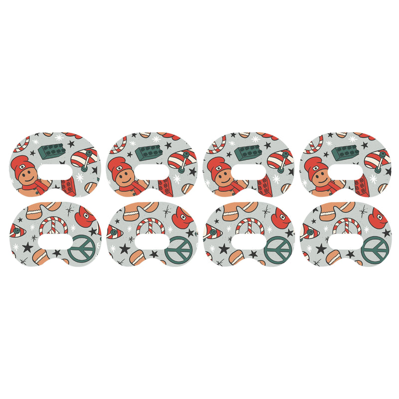 Peelz Doughmies Medtronic Guardian Connect Patch Tape - Pump Peelz Patch Medical Tape White Smoke 4-Pack Medtronic CGM Tape