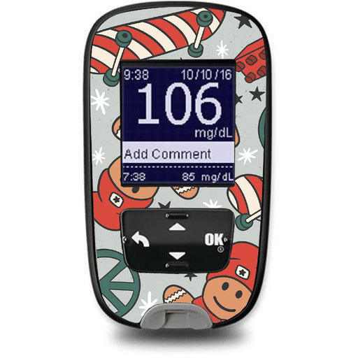 Peelz Doughmies Sticker for the Accu-Chek Guide Glucometer Peelz/Stickers White Smoke