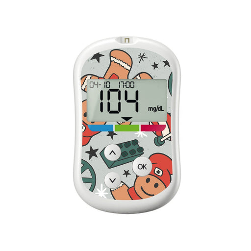 Peelz Doughmies for OneTouch Verio Flex Glucometer Peelz/Stickers White Smoke