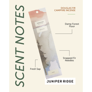 Juniper Ridge Douglas Fir Campfire Incense (20 Sticks) 3-Pack Incense Seashell