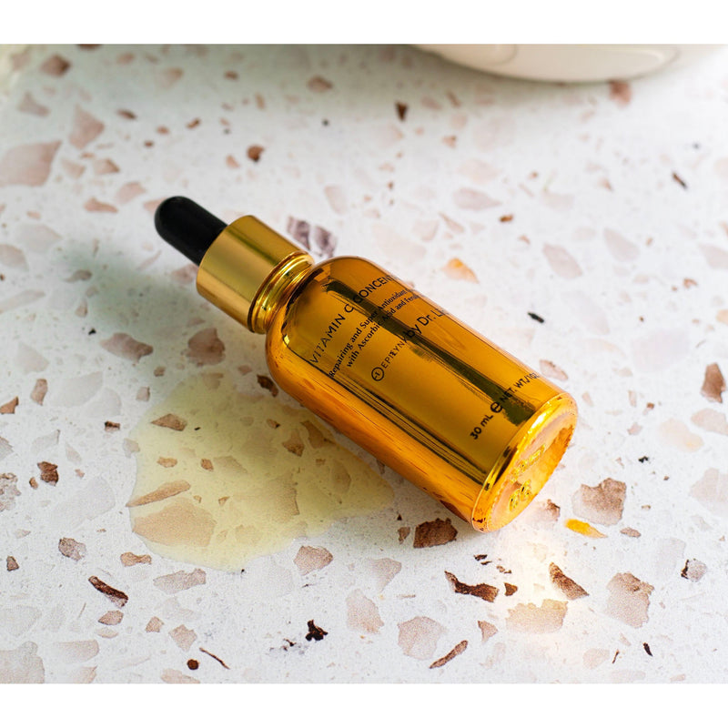 EpiLynx Brightening Vitamin C Glow Serum for Sensitive & Dry Skin – Vegan, Gluten-Free, Anti-Aging, Fragrance-Free Face Serums Lavender