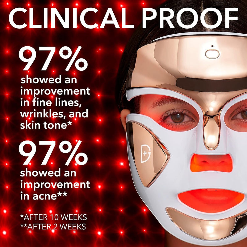 Nava Beauty Dr Dennis Gross DRx SpectraLite FaceWare Pro LED Mask Health & Beauty Dark Red