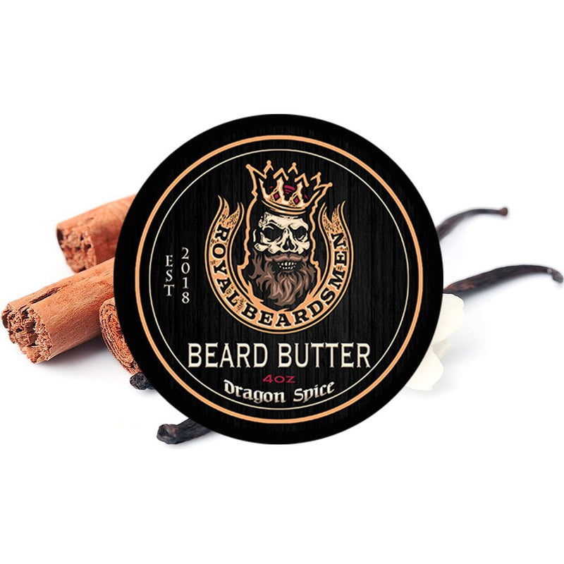 Royal Beardsmen Dragon Spice 4oz Premium Beard Butter beard butter White Smoke