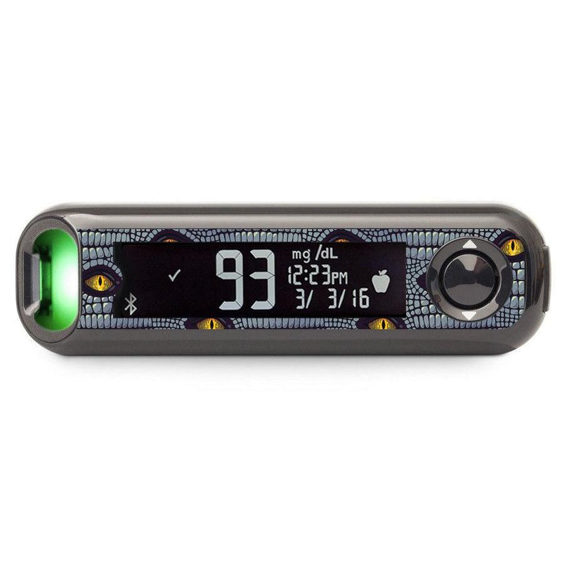 Peelz Dragon Sticker Bayer Contour© Next One Glucometer Peelz/Stickers Dim Gray