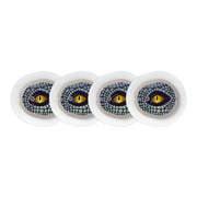 Peelz Dragon Sticker DEXCOM G7 and Stelo Transmitter Peelz/Stickers White Smoke 4-pack (Set of 4 Stickers)
