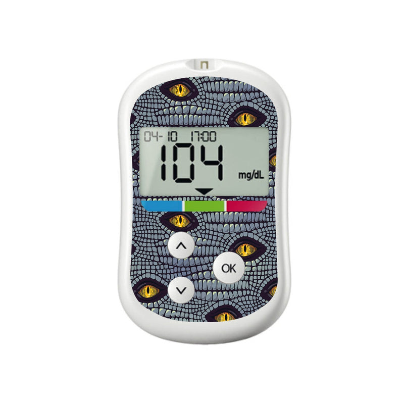 Peelz Dragon Sticker OneTouch Verio Flex Glucometer Peelz/Stickers White Smoke