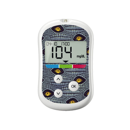 Peelz Dragon Sticker OneTouch Verio Flex Glucometer Peelz/Stickers White Smoke
