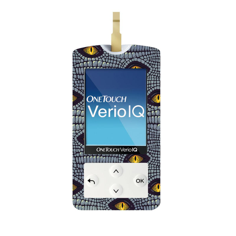 Peelz Dragon Sticker OneTouch Verio IQ Glucometer Peelz/Stickers White Smoke