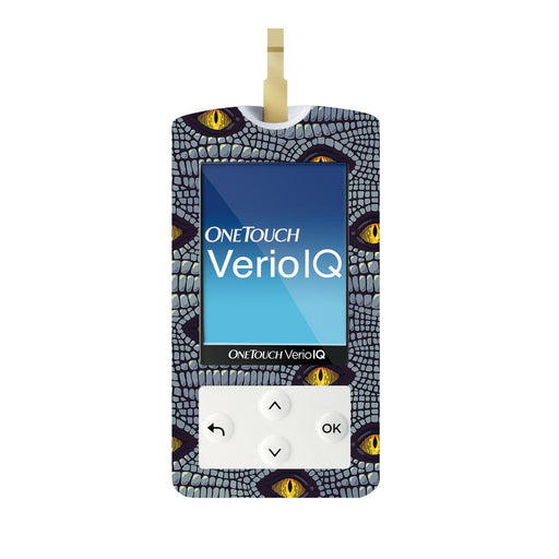 Peelz Dragon Sticker OneTouch Verio IQ Glucometer Peelz/Stickers White Smoke
