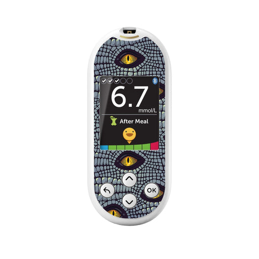 Peelz Dragon Sticker OneTouch Verio Reflect Glucometer Peelz/Stickers White Smoke