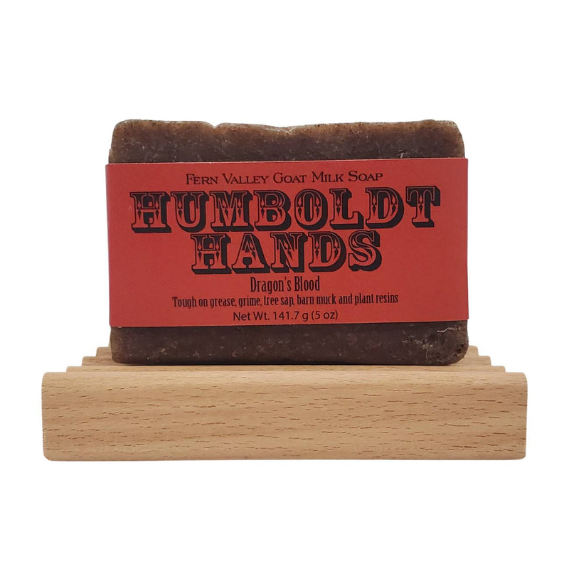 Fern Valley Soap Natural Goat Milk Soap | Humboldt Hands Heavy-Duty Hand Cleaner | Dragon's Blood Goat Milk Soap White Smoke