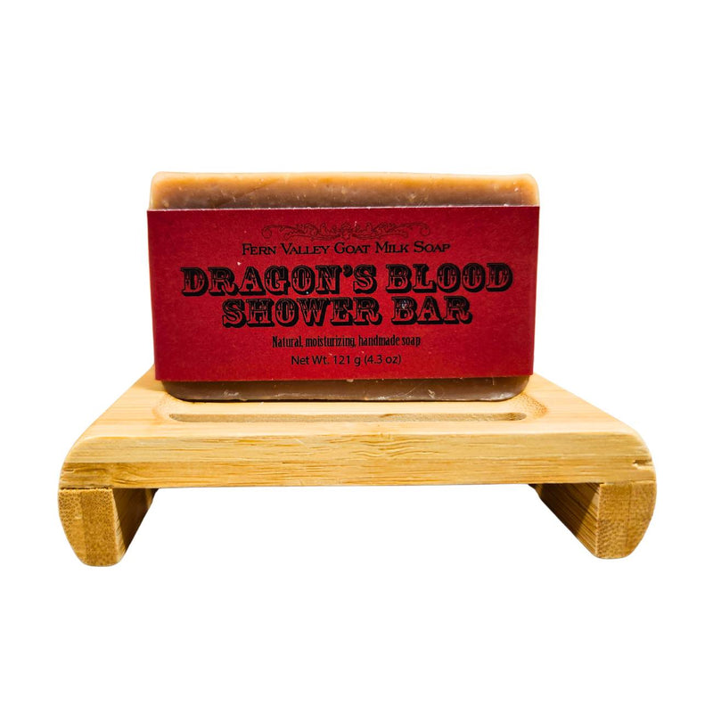 Fern Valley Soap Handmade Goat Milk Soap | Shower Bar | Dragon's Blood Goat Milk Soap White Smoke