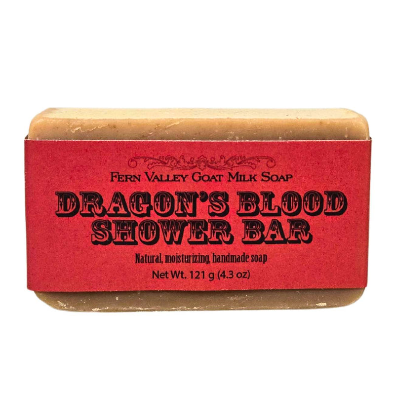 Fern Valley Soap Handmade Goat Milk Soap | Shower Bar | Dragon's Blood Goat Milk Soap Firebrick