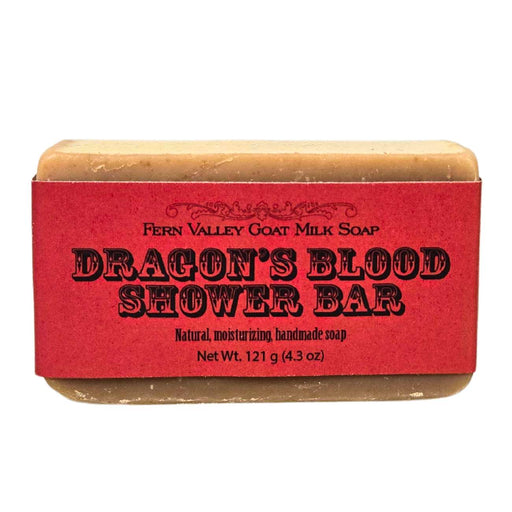 Fern Valley Soap Handmade Goat Milk Soap | Shower Bar | Dragon's Blood Goat Milk Soap Firebrick