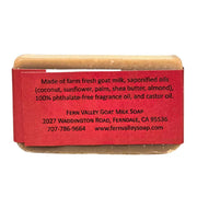 Fern Valley Soap Handmade Goat Milk Soap | Shower Bar | Dragon's Blood Goat Milk Soap Firebrick