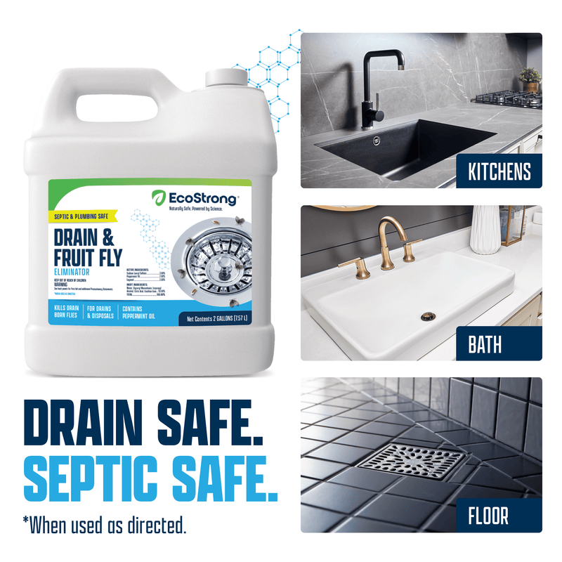 EcoStrong Drain and Fruit Fly Eliminator Drain & Septic > Drain & Fruit Flies White Smoke 1 Gallon Jug,1 Gallon with 3 Fly Finder Traps,4 x 1 Gallon Jugs,2 Gallon Jug,64 oz Bottle,32 oz Bottle