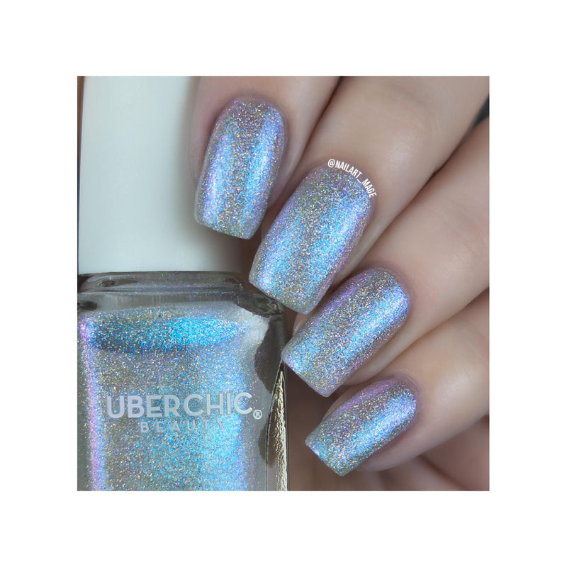 UberChic Beauty Dream Maker - Holographic Polish Regular Polish Dark Gray
