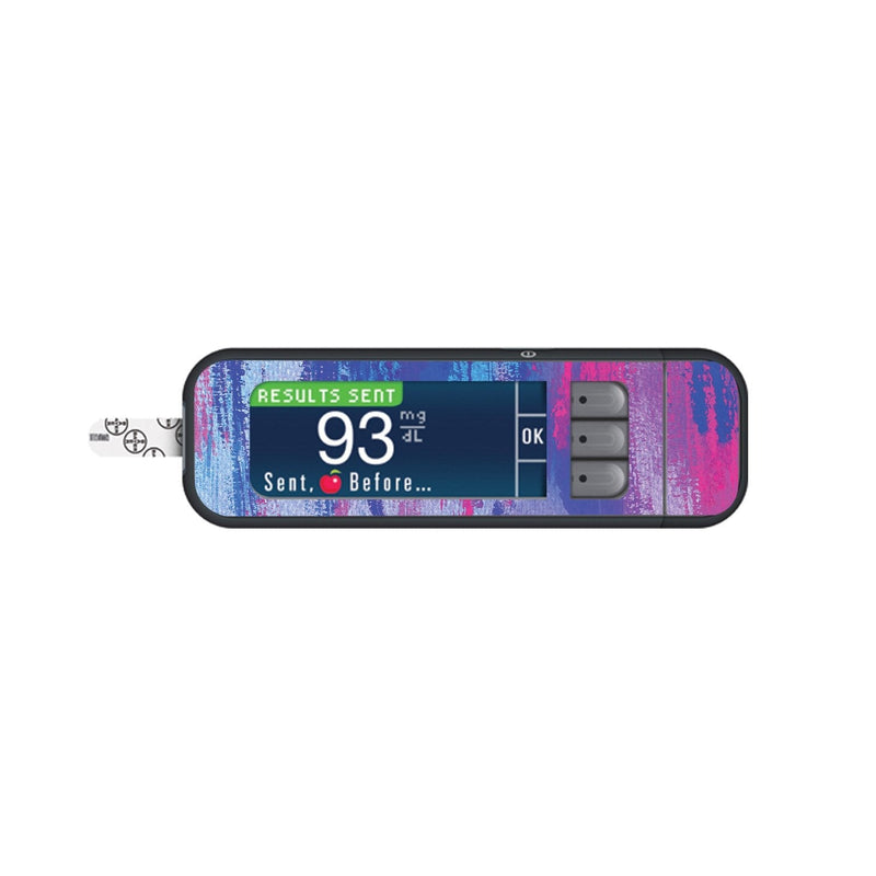 Peelz Dreamscape Sticker for Bayer Contour Next Glucometer Peelz/Stickers White Smoke