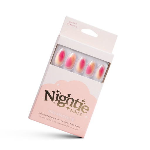Nightie Nails Dreamsicle Black